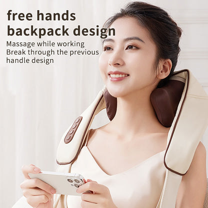 The Rechargeable Heated Neck Massager Shawl