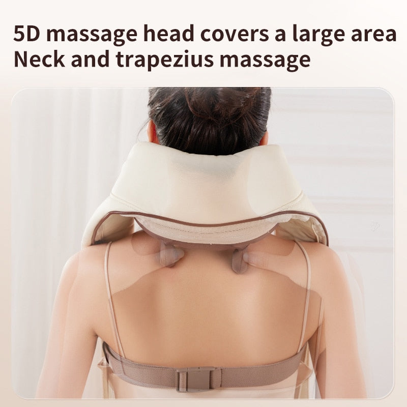 The Rechargeable Heated Neck Massager Shawl